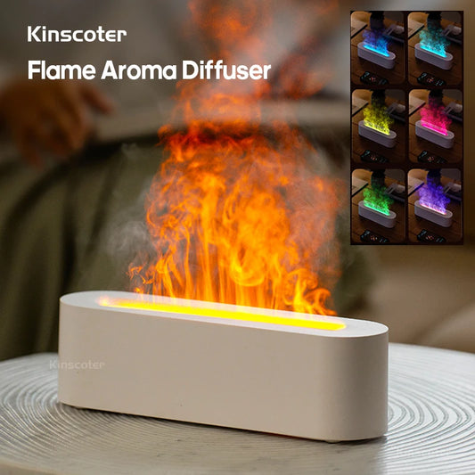 KINSCOTER Flame Diffuser: RGB Humidifier.