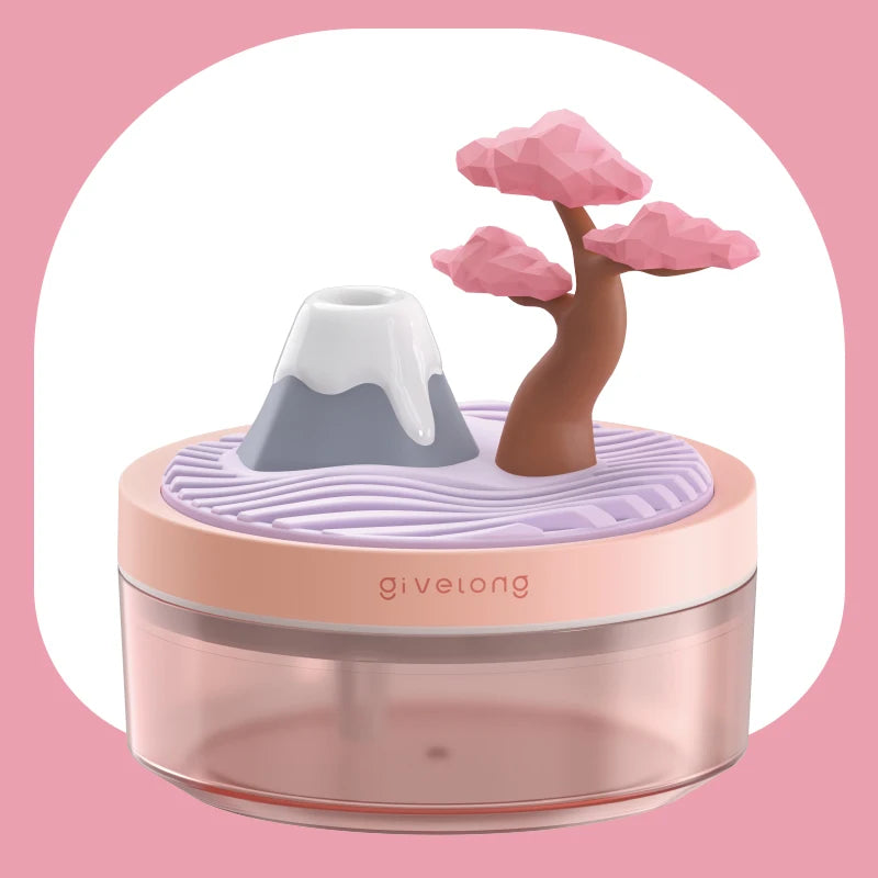 Landscape USB Humidifier: Compact, Silent Diffuser.