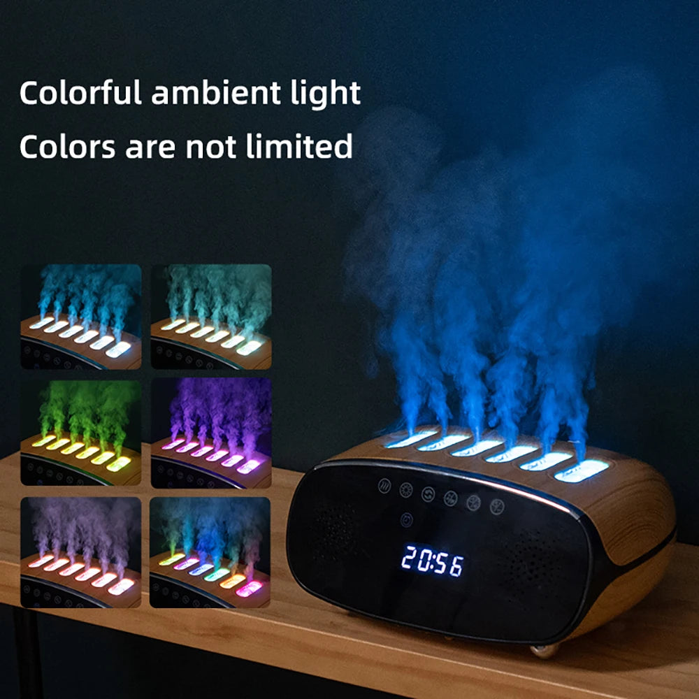 Ultrasonic Music Humidifier: Light & Timer.