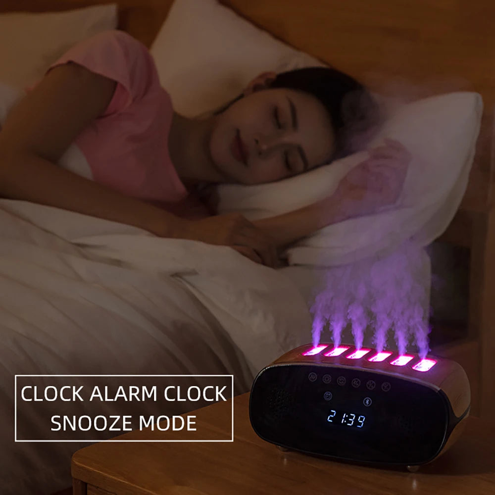 Ultrasonic Music Humidifier: Light & Timer.