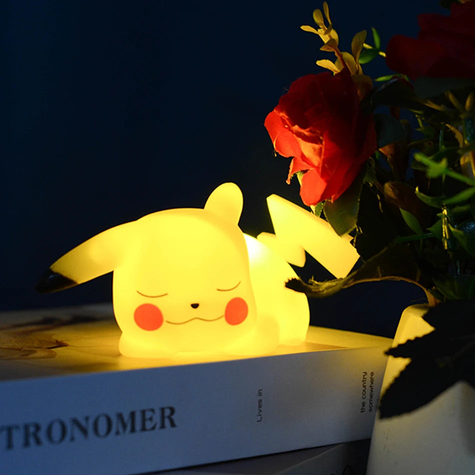 Pikachu LED Night Light: Kawaii Bedroom Decor.