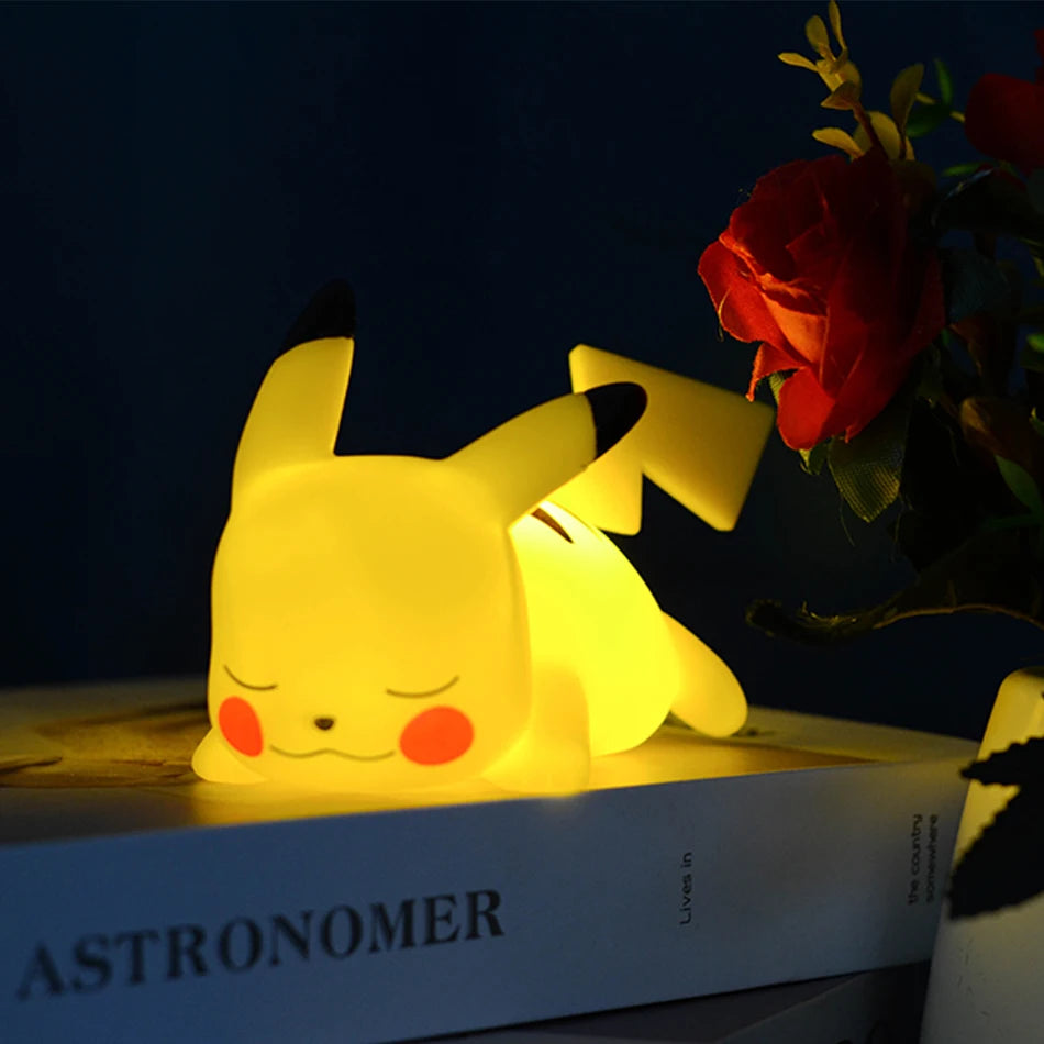 Pikachu LED Night Light: Kawaii Bedroom Decor.